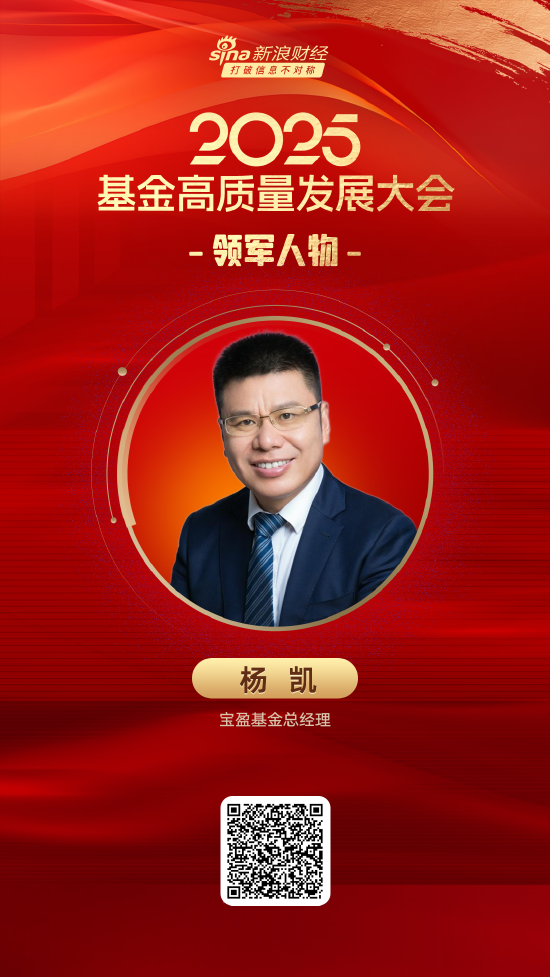 2025公募基金领军人物TOP榜：宝盈基金杨凯排名第36 名次