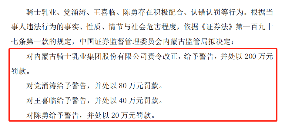 投资期货巨亏未及时披露！上市公司骑士乳业、董事长被立案